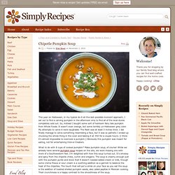 Chipotle Pumpkin Soup Recipe