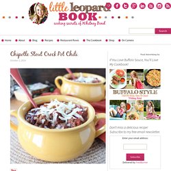 Chipotle Stout Crock Pot Chili