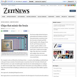 Chips that mimic the brain