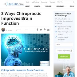 Chiropractic Boosts Brain Function