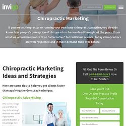 Chiropractic Marketing Service Agency