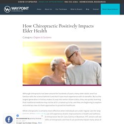 Medicare Patients Give Chiropractic High Marks