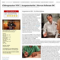New York’s Trusted Chiropractor and Acupuncturist