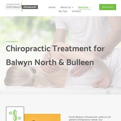 Chiropractor Serving Balwyn North