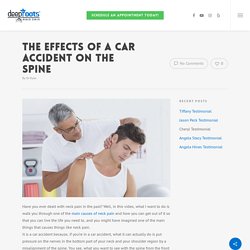 The Effects of a Car Accident on the Spine - Family Chiropractor Bentonville