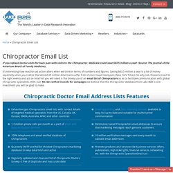 Chiropractic Mailing Addresses