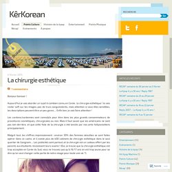 La chirurgie esthétique