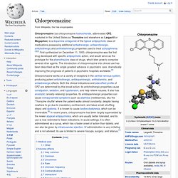 Chlorpromazine