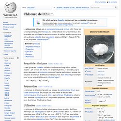 Chlorure de lithium