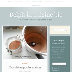 Chocolat en poudre maison – Delph in cuisine bio