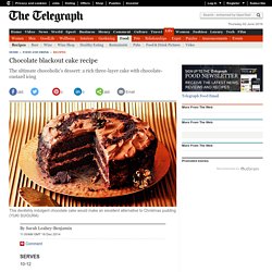 Chocolate blackout cake recipe