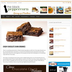 Chewy Chocolate Chunk Brownies Recipe