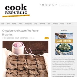 Chocolate And Assam Tea Prune Brownies