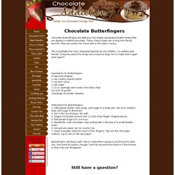 Chocolate Butterfingers