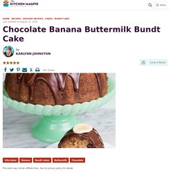 Chocolate Banana Buttermilk Bundt Cake