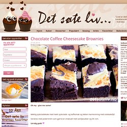 Chocolate Coffee Cheesecake Brownies