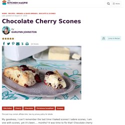 Chocolate Cherry Scones