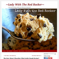 The Best {Raw} Chocolate Chip Cookie Dough Recipe!!