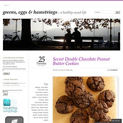 Secret Double Chocolate Peanut Butter Cookies « greens, eggs & hamstrings