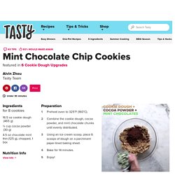 Mint Chocolate Chip Cookies Recipe by Tasty
