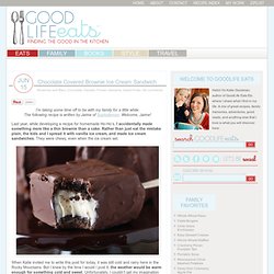 Chocolate Covered Brownie Ice Cream Sandwich Recipe