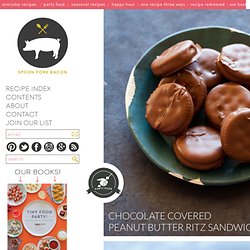 Chocolate Covered Peanut Butter Ritz Sandwich recipe