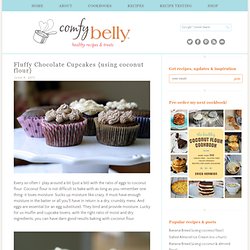Fluffy Chocolate Cupcakes (using coconut flour)