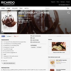 Basic chocolate cupcakes Recipes