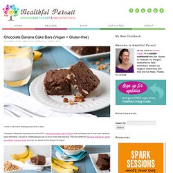 Chocolate Banana Cake Bars (Vegan + Gluten-free)