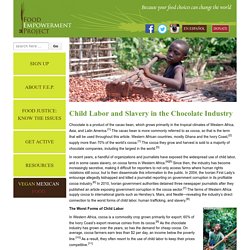 Slavery in the Chocolate Industry