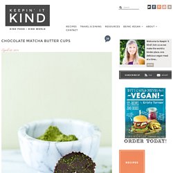 Chocolate Matcha Butter Cups