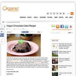 Ultimate Vegan Chocolate Party Cake Recipe