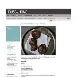 Chocolate Potato Crisps Recipe