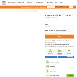 Chocolate Protein Powder - For Endurance & Brain Health - YOUR SUPER - Your Super
