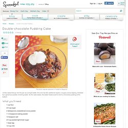 Double-chocolate Pudding Cake Recipe