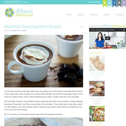 Best Hot Chocolate from Scratch » Fifteen Spatulas