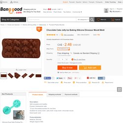 Chocolate Cake Cookie Muffin Candy Jelly Ice Baking Silicone Dinosaur Mould Mold - US$1.99