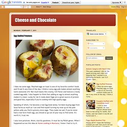 Cheese and Chocolate: Egg Stuffed Potatoes