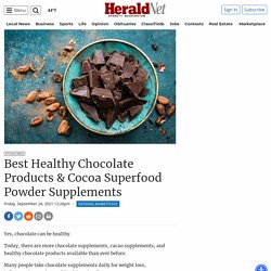 Best Healthy Chocolate Products & Cocoa Superfood Powder Supplements