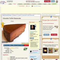 Chocolate Truffle Cheesecake Recipe