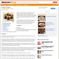 Orange Chocolate Truffle Recipe - How to Make Orange Chocolate Truffles
