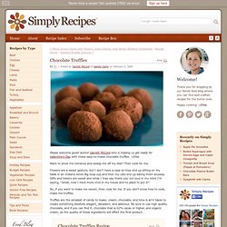 Chocolate Truffles Recipe