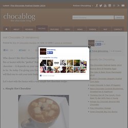 Hot Chocolate (5 Variations) Recipe