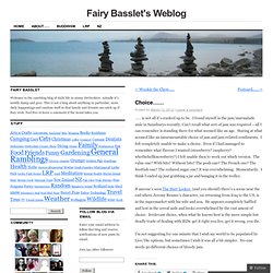 Fairy Basslet's Weblog
