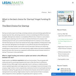 What is the best choice for Startup