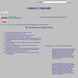 Choice Theory