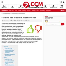 Choisir un outil de curation de contenus web