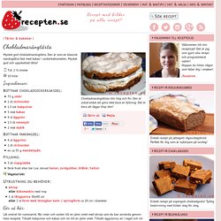 Chokladmarängtårta - Recept