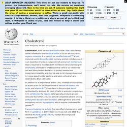 Cholesterol