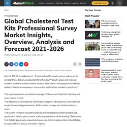 May 2021 Report On Global Cholesterol Test Kits Professional Survey Market Size, Share, Value, and Competitive Landscape 2021-2026
